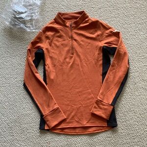 NEW Nike Texas Longhorns Burnt Orange Half Zip Sweater Pullover Size XS NWP